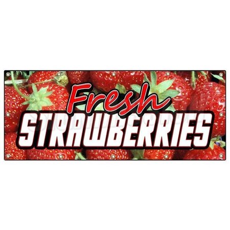 SIGNMISSION B-120 Fresh Straw Berries